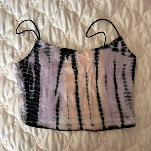 Aeropostale Black and Purple Tie-Dye Camisole - Picture 2 of 6